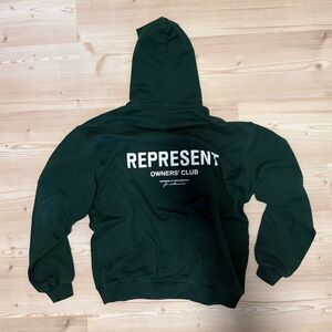 Represent Green Hoodie